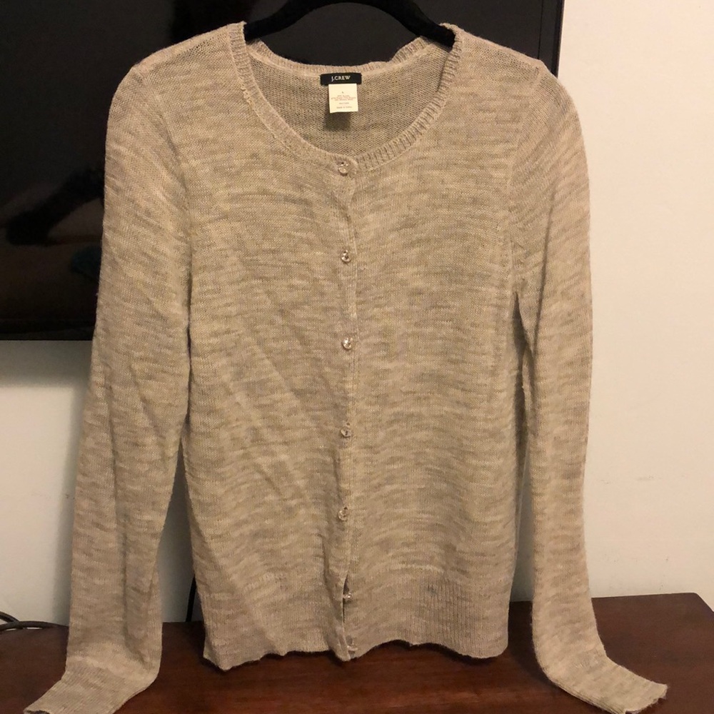 Gray Button Down Sweater - image 1